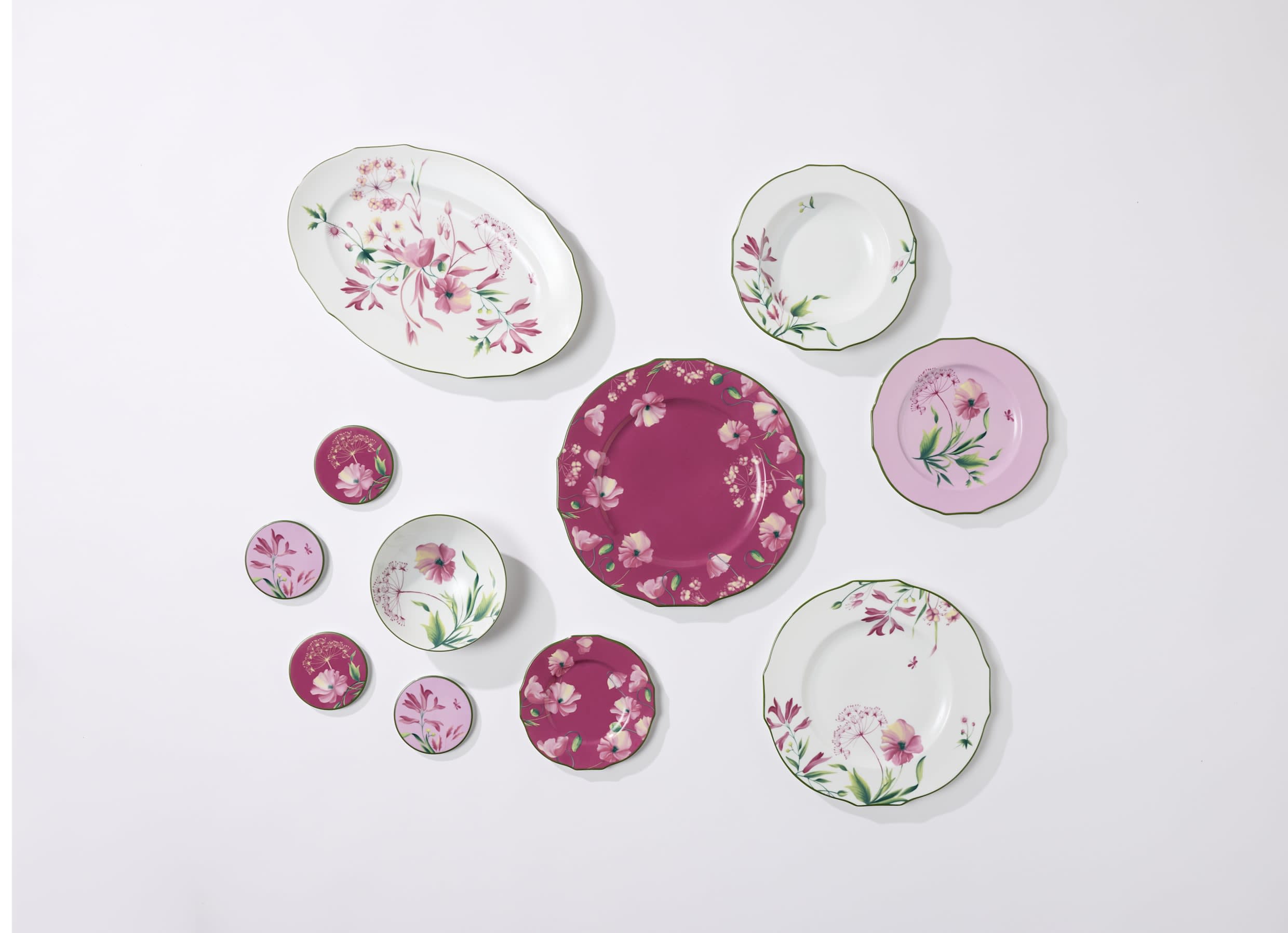 Flat plate Malva pink | Florenza | GINORI 1735